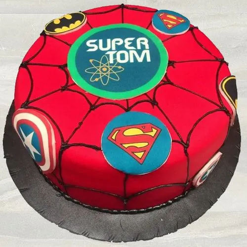 Magical Super Hero Fondant Cake