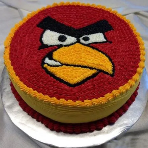 Tempting Angry Bird Cake