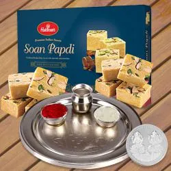 Haldiram Soan Papri N Thali  Free Coin