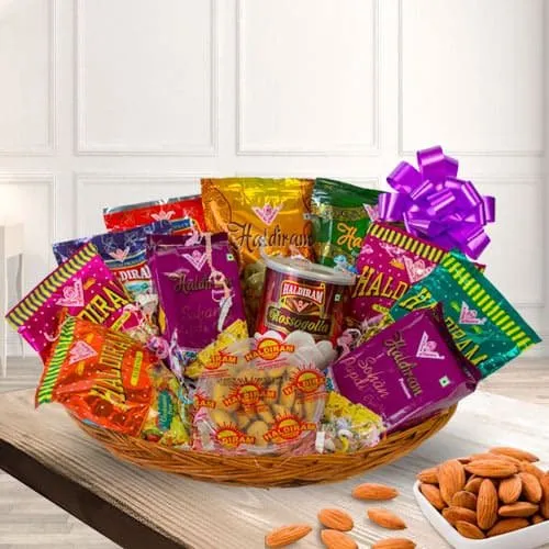 Haldirams Sweets n Snack Basket for Mothers Day