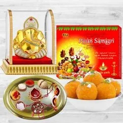 Captivating Diwali Pooja Items with Lord Idol