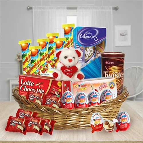 Wonderful Kids Chocolates Basket