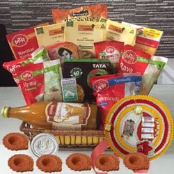 Tasty Diwali Celebration n Dinner Gifts Basket