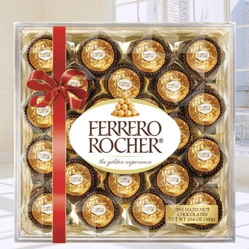 Mouth Watering Ferrero Rocher Chocolate Box