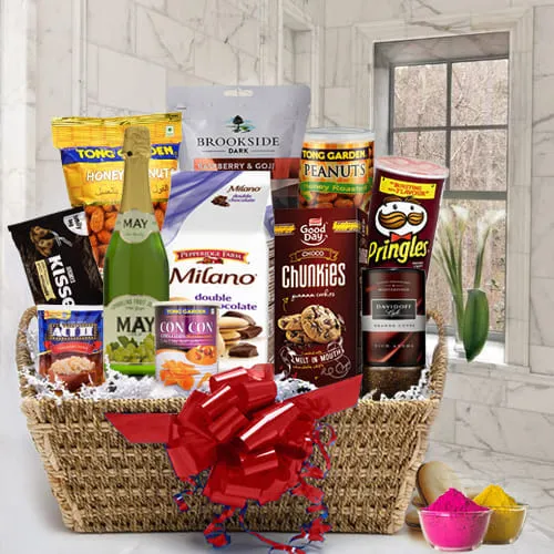 Remarkable Festival of Colors Food Assortments Gift Hamper