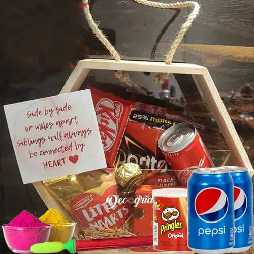 Exclusive Food Assortments Gift Hamper for Holi