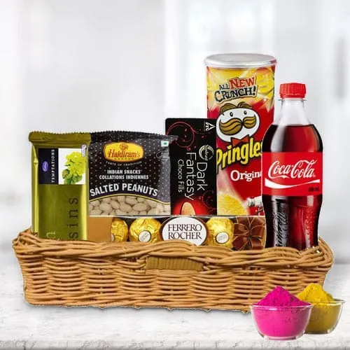 Sumptuous Snacks Gift Hamper for Holi