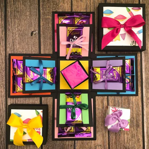 Luscious Chocos Explosion Box for Holi