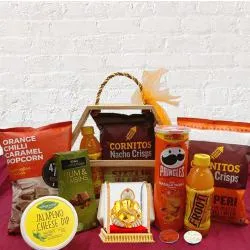 Bountiful Snacks n Chocolate Hamper for Bhai Dooj
