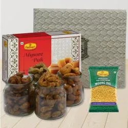 Amazing Gift of Flavored Cashews Haldiram Sweets n Snacks
