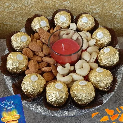 Marvelous Diwali Gift of Chocolates with Dry Fruits