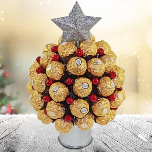 Awesome Ferrero Rocher Bouquet on Xmas Gift