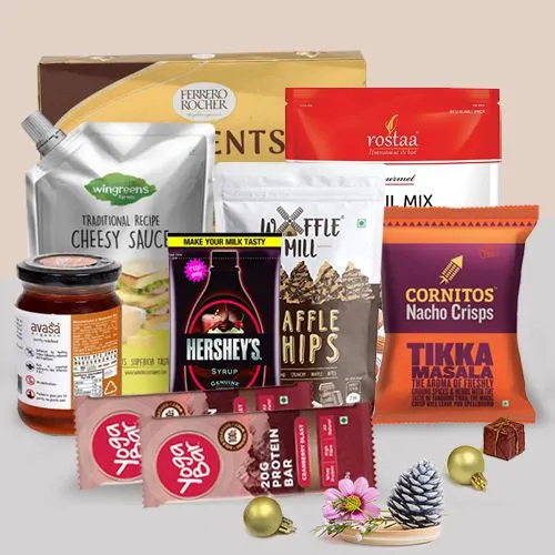 Yummy Sweet Meets Savory Gift Hamper on Xmas