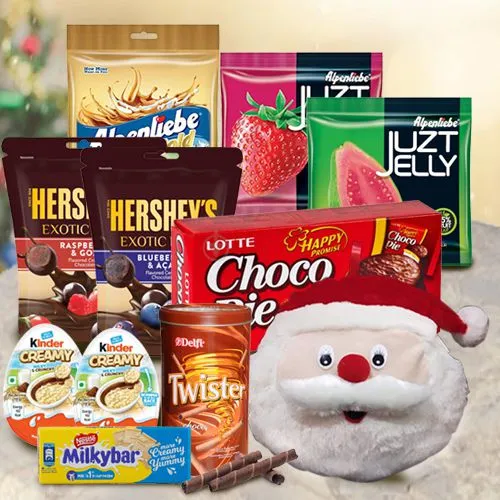 Xmas Chocolate n Wafers Hamper for Kids