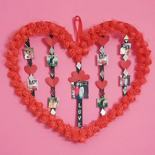Attractive Handmade Love Frame for Personalized Photos