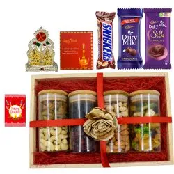 Extravagant Diwali Gift Hamper of Nuts n Chocolates