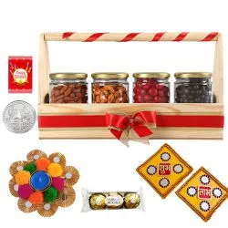 Diwali Special Nutties N Diya Hamper