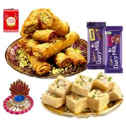 Savory Roll Baklava with Cadbury Mazaa