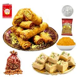 Mouthful Roll Baklava with Snack n Sweet Soan