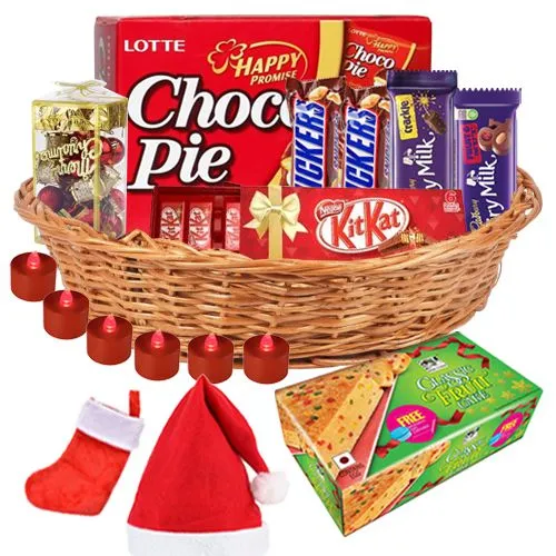 Luxurious Christmas Treat Gift Basket