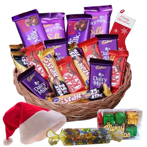 X-Mas Miracle Chocolate Treat Basket