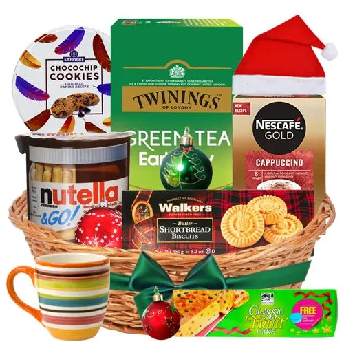 Special Celebration Christmas Treat Basket