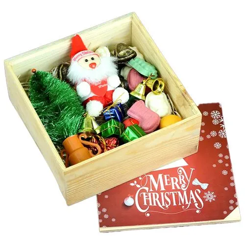 Delicious Handmade Chocolates with Santa N Christmas Decor