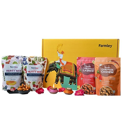 Exotic Berry N Nutty Mix with Seasoned Cashews by Farmley