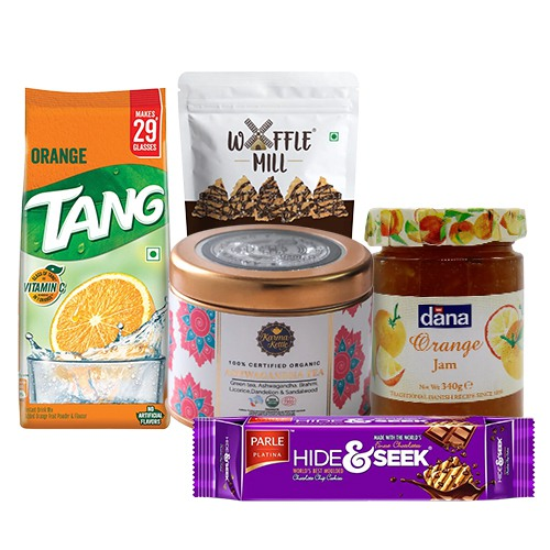 Amazing Hamper of Ashwagandha Tea with Juice Jam N More