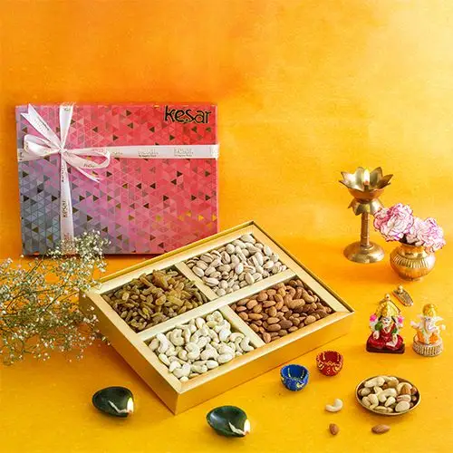 Luxurious  N  Colourful Diwali Dryfruit Gift Box