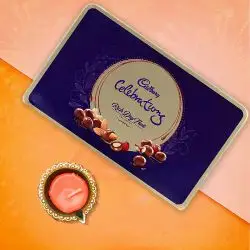 Diya  N  Chocs For Diwali