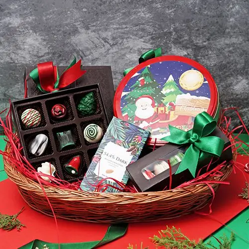 X Mas Delightful Delicacies Basket