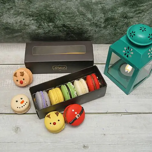 Delicious Christmas Macaron Assortment