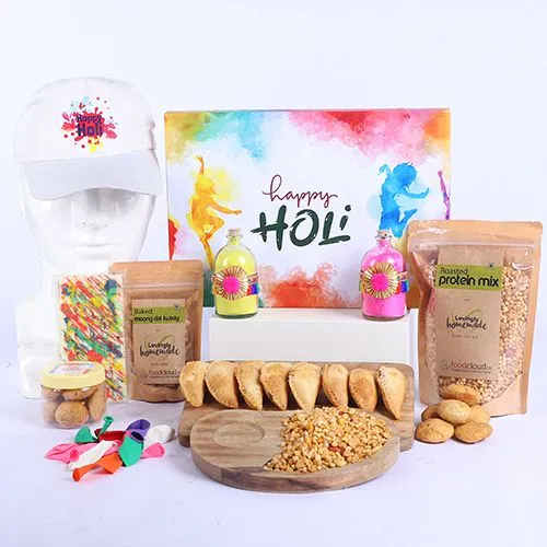 Radiant Holi Treats N Gifts Hamper