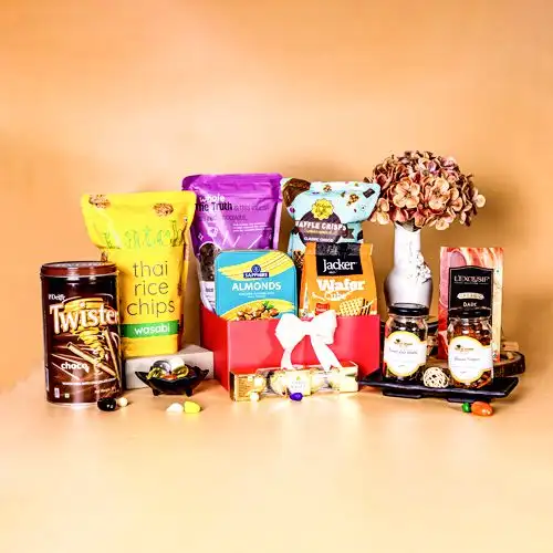 Premium Nuts N Gourmet Treats Hamper