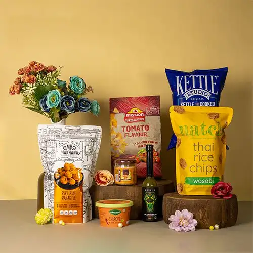 Exquisite Snack  N  Dip Treat Hamper