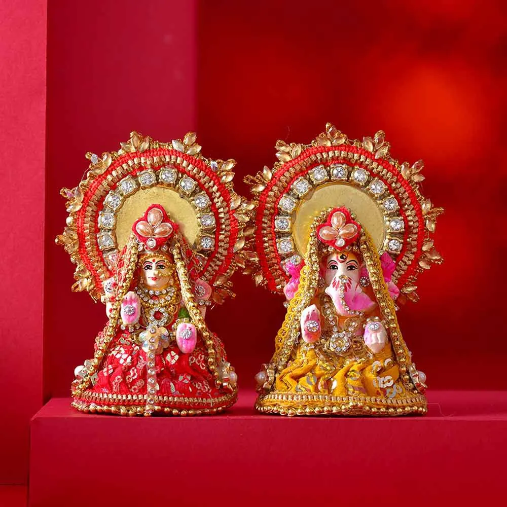 Elegant Lakshmi  N  Ganesha Duo
