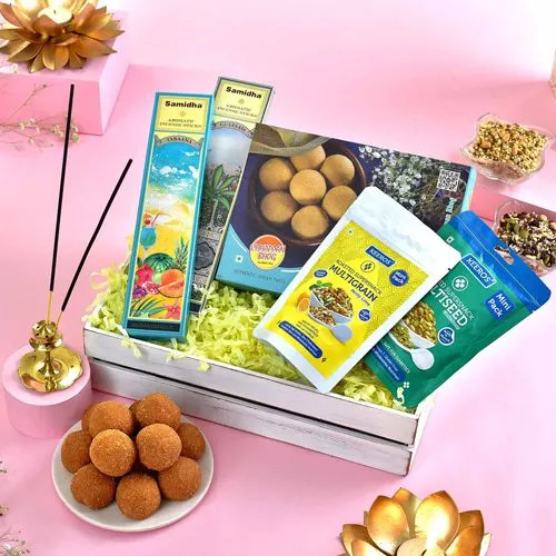 Divine Incense  N  Sweets Diwali Hamper