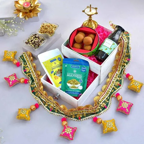 Diwali Sweets  N  Dcor Hamper