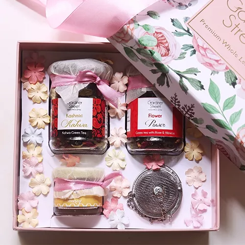 Elegant Floral Tea Set