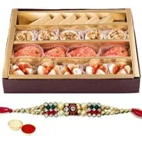 Irresistible Fondness of Tempted Sweets and Rakhi