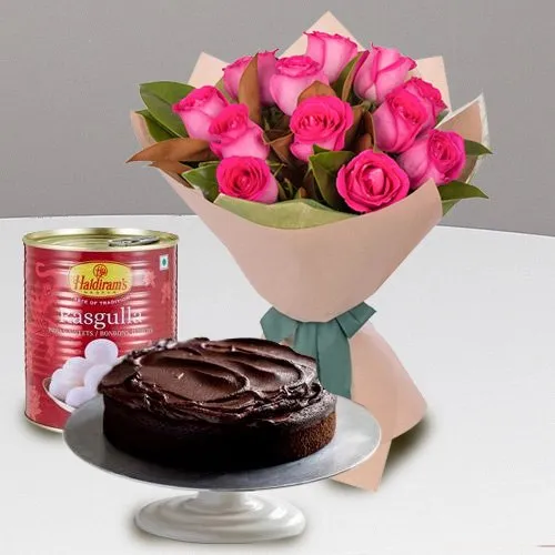 Sweetness Rosy Cake Combo