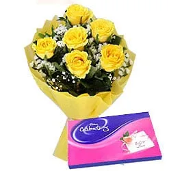 Celebrations Yellow Roses