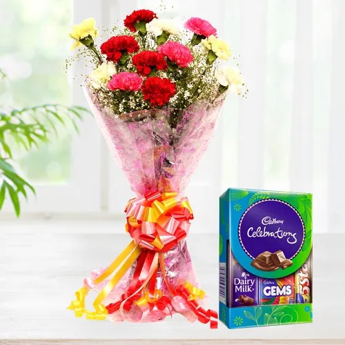 Cadbury Mini Celebrations Pack N Mixed Flowers Bunch