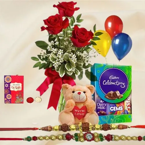 Graceful Rakhi Gift Combo Set