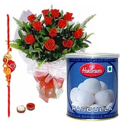 Dashing Rasgulla Treat Raksha Bandhan Hamper