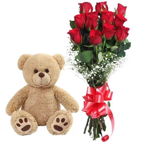 Rosy Teddy Caress