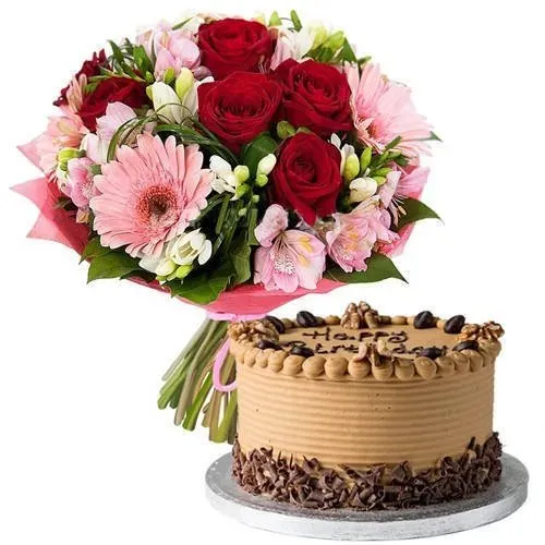 Floral Flair Coffee Cake