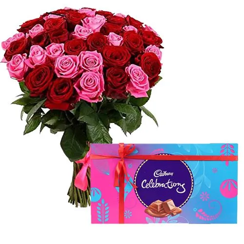 Chocolate Bliss N Floral Charm