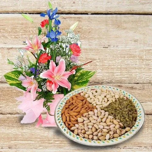 Exotic Dry Fruits with Blooms